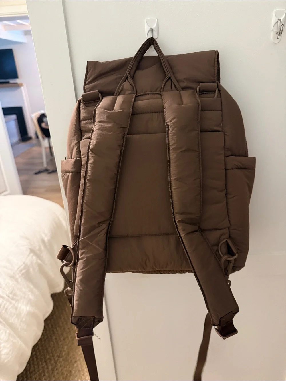 Mini Calpak Brown Baby Bag Backpack